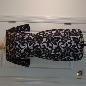 Milly of New York Black Lace Dress Sz. 6
